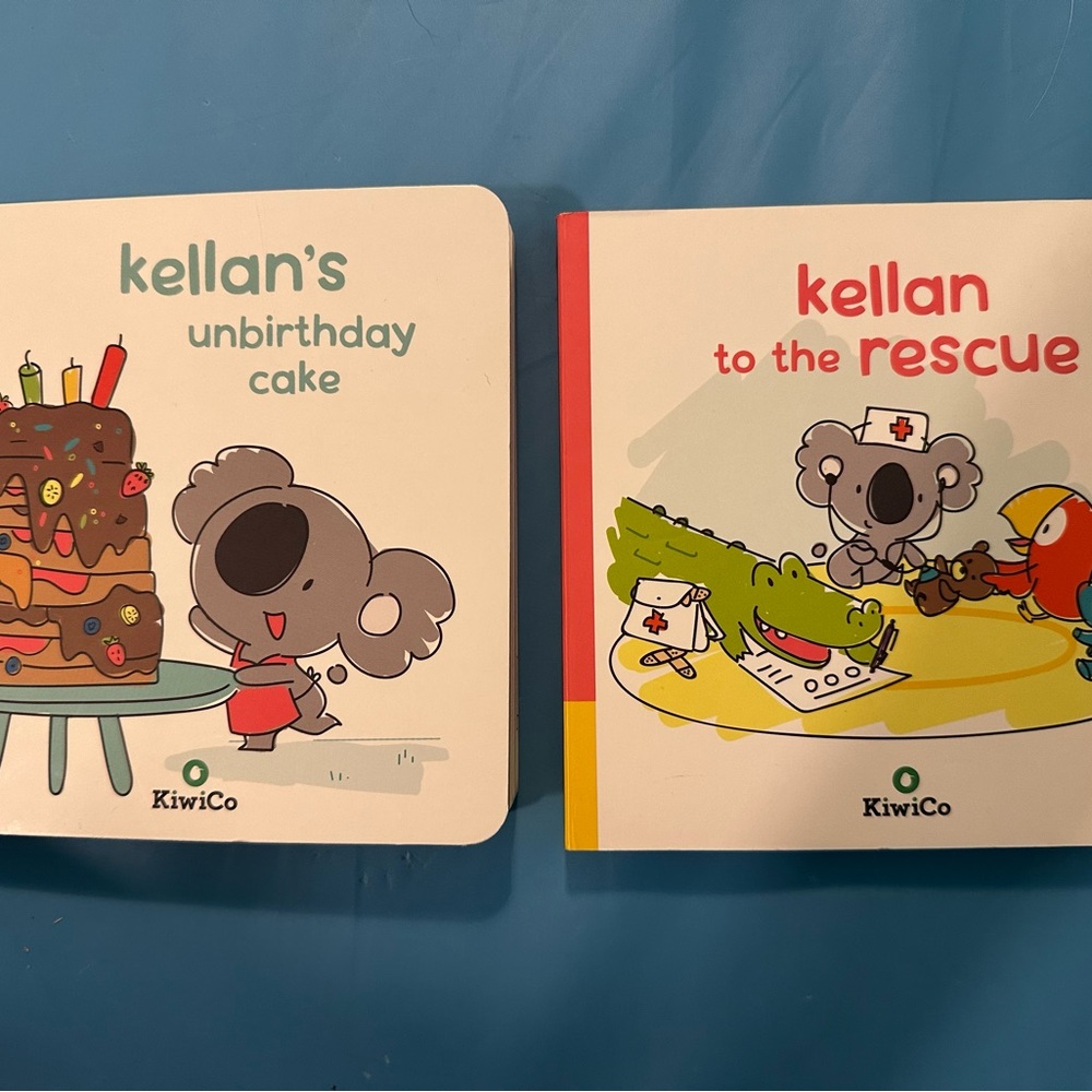 Kiwi Kids Book Set - Kellan's Unbirthday Cake & Kellan to the Rescue